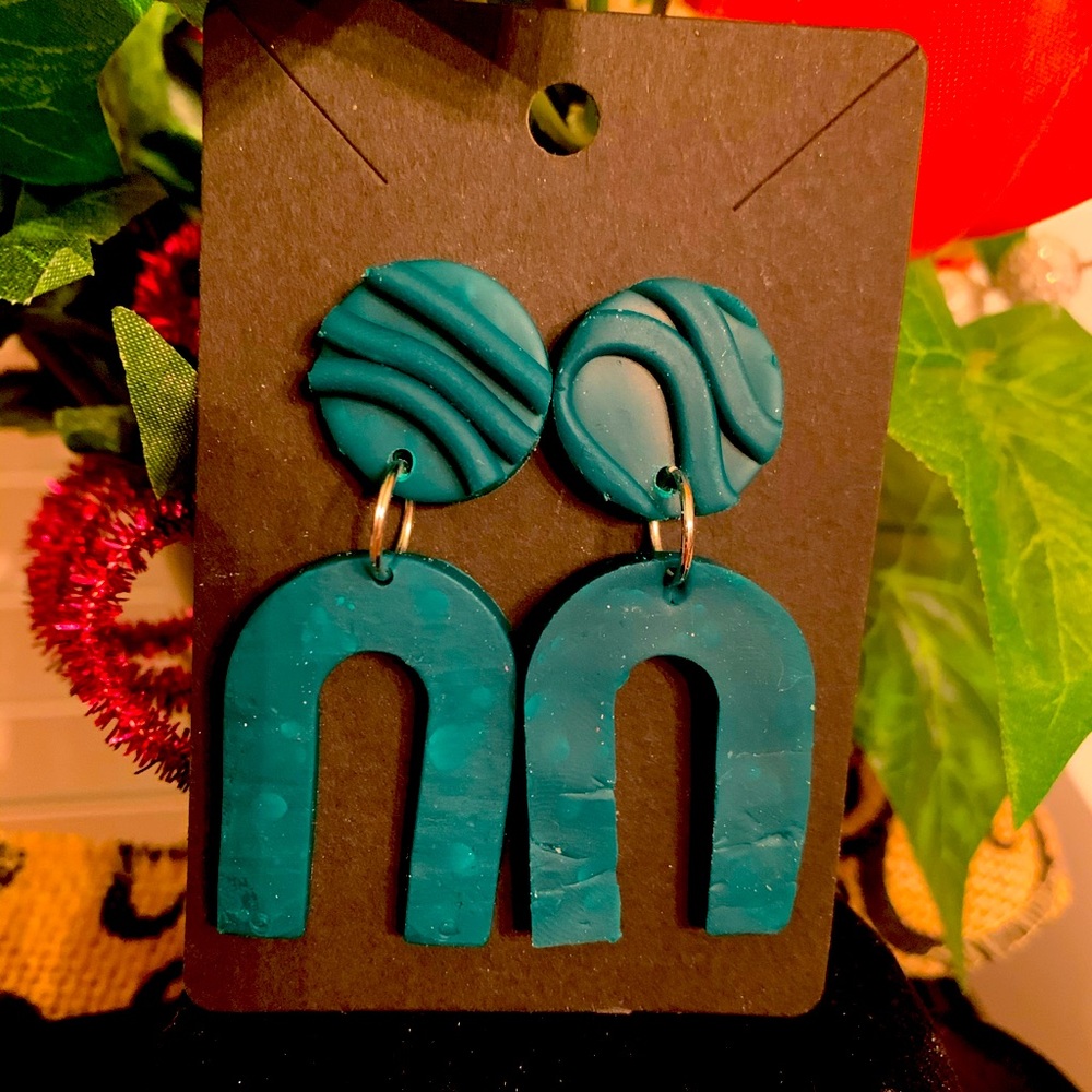 Polymer clay earrings